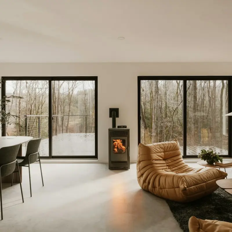 inside stained concrete