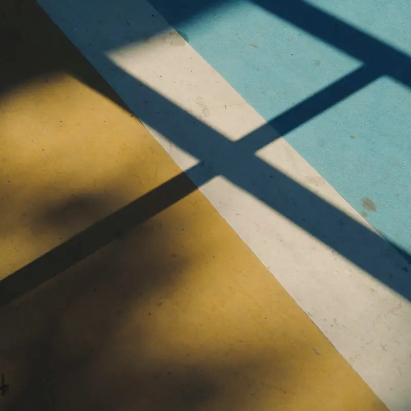 outside stained concrete